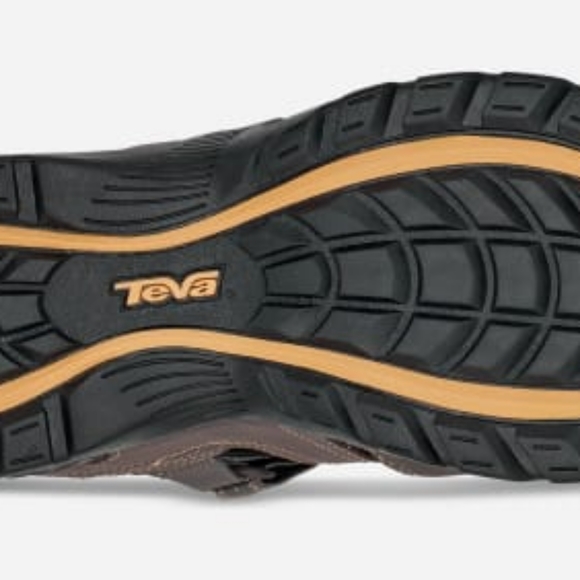 Teva "Forebay" leather sandals - 8 - brown gray - Picture 2 of 11